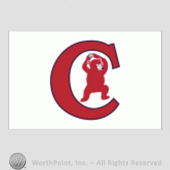 Chicago Cubs sport logo: baby bear head inside letter C.