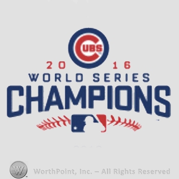 Chicago Cubs sport logo: 2016 world Series Champions.