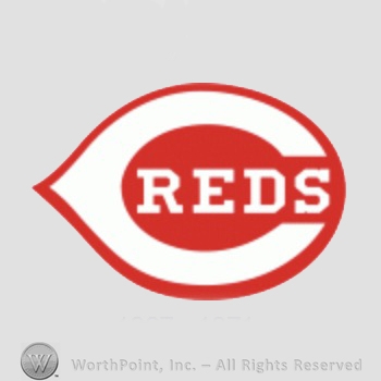 Cincinnati Reds sport logo: REDS inside C.