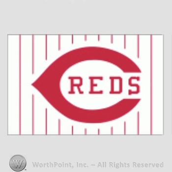 Cincinnati Reds sport logo: REDS inside C.
