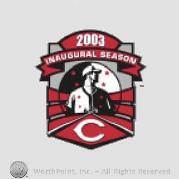 Cincinnati Reds sport logo: 2003 Inaugural Season.
