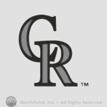 Colorado Rockies sport logo: interlocked CR.