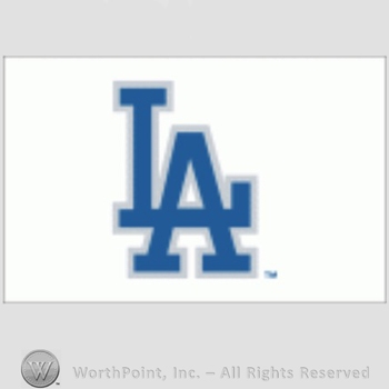 Los Angeles Dodgers sport logo: interlocked LA on a white background.