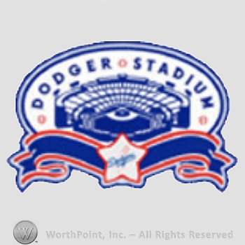 Los Angeles Dodgers sport logo: Dodger Stadium above a star.