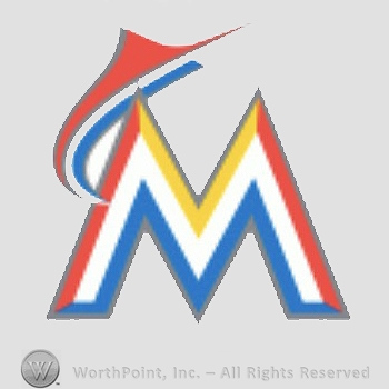 Miami Marlins sport logo: a marlin leaping over letter M.