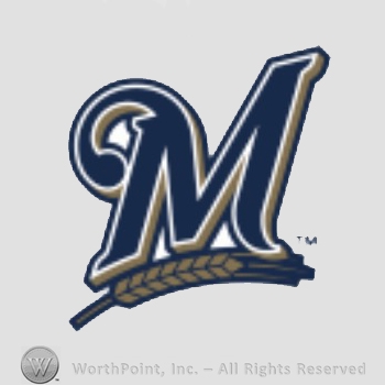 Milwaukee Brewers sport logo: letter M with wheat below.