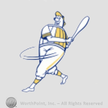 Milwaukee Brewers sport logo: a player with the body of a beer barrel swinging a baseball bat.