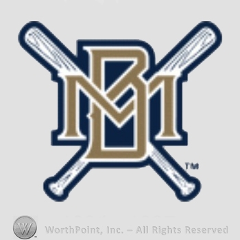 Milwaukee Brewers sport logo: interlocking MB over crossed bats.