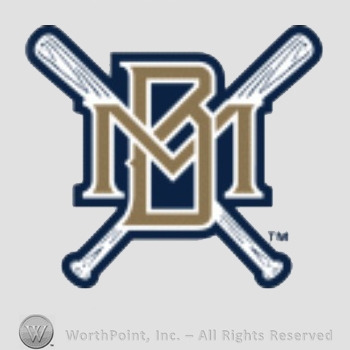 Milwaukee Brewers sport logo: interlocking MB over crossed bats.