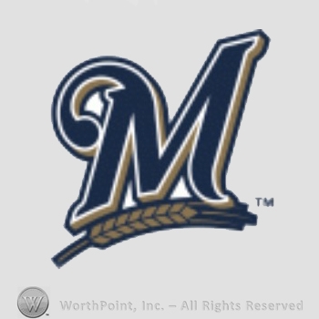 Milwaukee Brewers sport logo: letter M with wheat below.