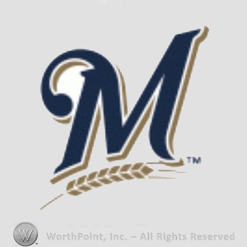 Milwaukee Brewers sport logo: letter M with wheat below.