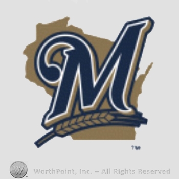 Milwaukee Brewers sport logo: letter M with wheat below.