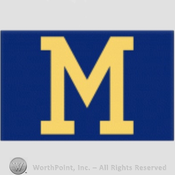 Milwaukee Brewers sport logo: letter M on a navy blue background.