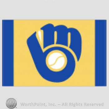 Milwaukee Brewers sport logo: MB together in the shape of a baseball glove.