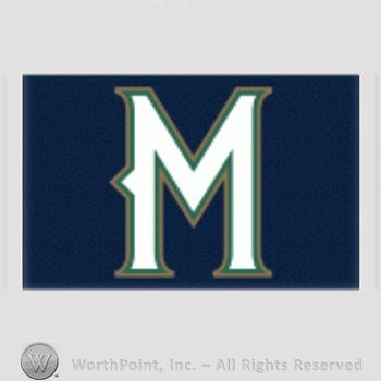Milwaukee Brewers sport logo: letter M on a navy blue background.