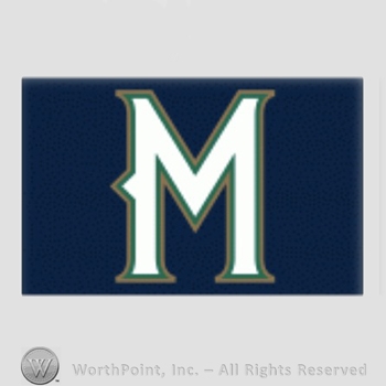 Milwaukee Brewers sport logo: letter M on a navy blue background.