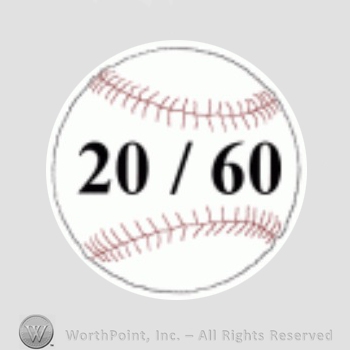 New York Mets sport logo: 20/60 on a baseball.