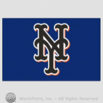 New York Mets sport logo: NY on a navy blue background.