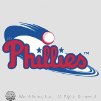 Philadelphia Phillies sport logo: Phillies script with a ball streaking around.