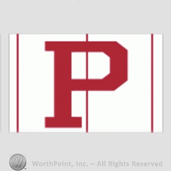 Philadelphia Phillies sport logo: letter P on a white with red stripes background.