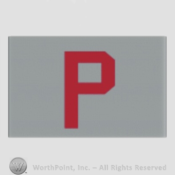 Philadelphia Phillies sport logo: letter P on a grey background.