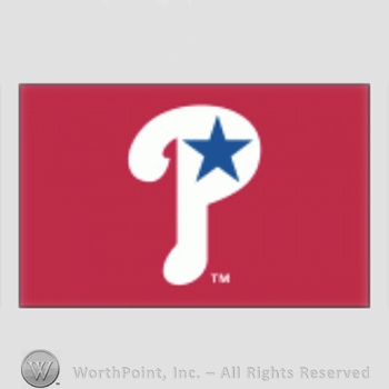 Philadelphia Phillies sport logo: letter P with a star on a red background.