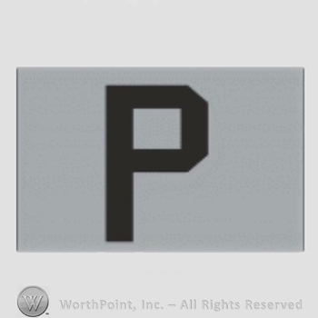 Philadelphia Phillies sport logo: letter P on a grey background.