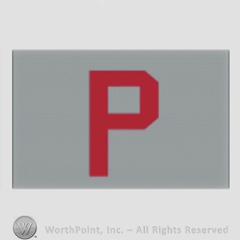 Philadelphia Phillies sport logo: letter P on a grey background.