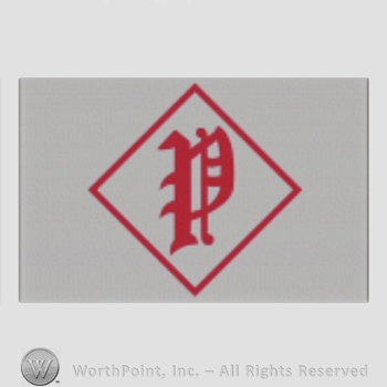 Philadelphia Phillies sport logo: letter P inside a diamond on a grey background.