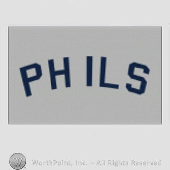 Philadelphia Phillies sport logo: PHILS on a grey background.