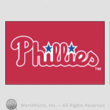 Philadelphia Phillies sport logo: Philies written on a red background.