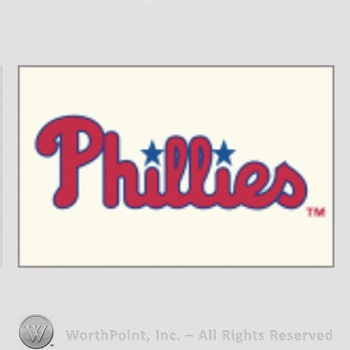 Philadelphia Phillies sport logo: Philies written on a white background.
