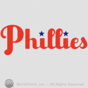 Philadelphia Phillies sport logo: Phillies with stars above each i.