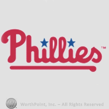Philadelphia Phillies sport logo: Phillies with stars above each i.