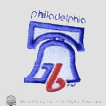 Philadelphia Phillies sport logo: Philadelphia written over a bell shape.