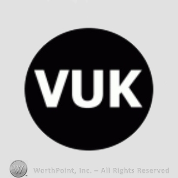 Philadelphia Phillies sport logo: VUK on a black background.