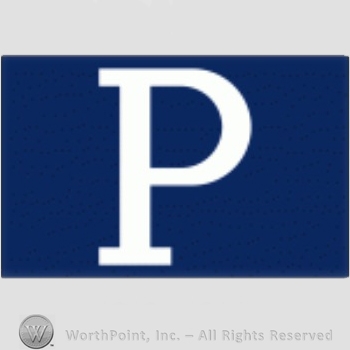 Pittsburgh Pirates sport logo: letter P on a navy blue background.