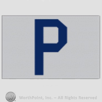 Pittsburgh Pirates sport logo: letter P on a grey background.
