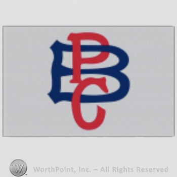 Pittsburgh Pirates sport logo: monogram of letters PBC on a grey background.
