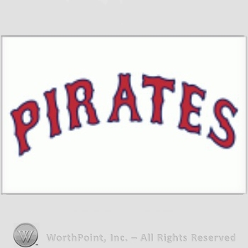 Pittsburgh Pirates sport logo: PIRATES script on a white background.