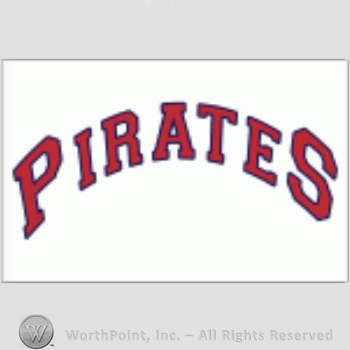 Pittsburgh Pirates sport logo: PIRATES script on a white background.