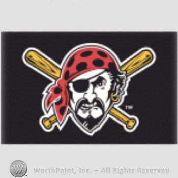 Pittsburgh Pirates sport logo: a pirate in front of crossed baseball bats.