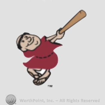 San Diego Padres sport logo: a friar swinging a baseball bat.