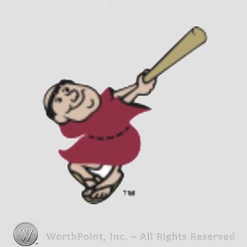 San Diego Padres sport logo: a friar swinging a baseball bat.
