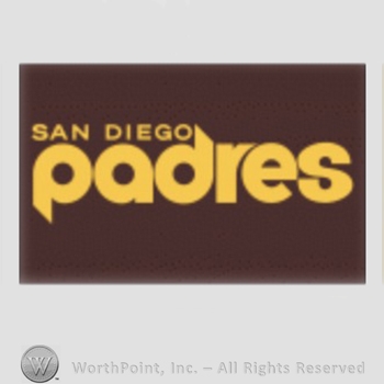 San Diego Padres sport logo: SAN DIEGO PADRES.