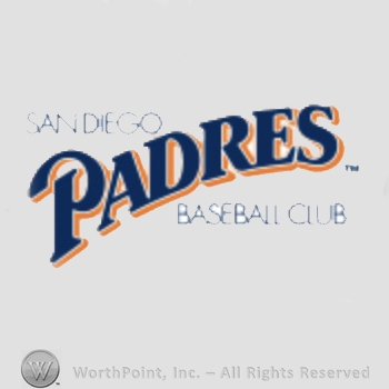 San Diego Padres sport logo: SAN DIEGO PADRES BASEBALL CLUB.