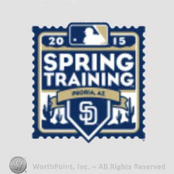 San Diego Padres sport logo: 2015 Spring Training Peoria, AZ.