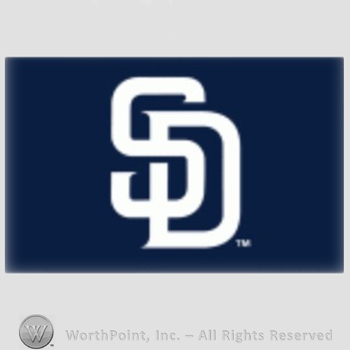 San Diego Padres sport logo: interlocked SD on a navy blue background.