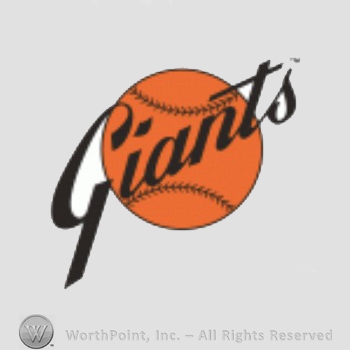 San Francisco Giants sport logo: Giants written over a baseball.