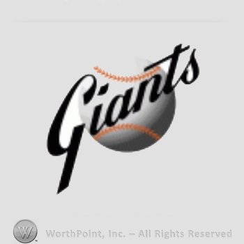 San Francisco Giants sport logo: Giants written over a baseball.